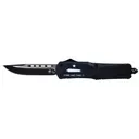 Templar Knife Large Come And Take It OTF Knife 3-1/2" Drop Point Blade Black - Templar-Knife