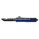 Templar Knife Large Knife 3-1/2" Tanto Blade Back the Blue - Templar-Knife