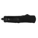 Templar Knife Small Black Rubber Knife 2-3/4" OTF Dagger Blade Semi Serrated Black - Templar-Knife