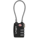 Single Pack TSA Sentry Approved Lock w/Steel Cable - Bulldog