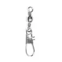 EA Barrel Swivel Snap w/Interlock 10 Nickel - Ea-Products