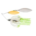War Eagle Screamin 2-Will 3/4oz Nickel Hot White Shad - War-Eagle-Lures
