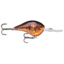 Rapala Dives-To 8 Crankbait 2" 3/8 oz Dark Brown Crawdad - Rapala-Lures