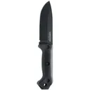 Ka-Bar Becker Companion Fixed Knife 5-1/4" Drop Point Blade Black - Ka-Bar