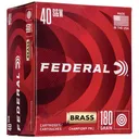 Federal Champion Handgun Ammunition .40 S&W 180gr FMJ 1000 fps 400/ct Bulk - Federal
