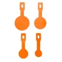 Champion Impact Steel Hanging Gong Targets 1/4" Rimfire Orange - Champion