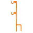 Champion Impact Steel Double Target Hanger 1/4" Orange - Champion Target