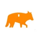 Champion Impact Steel Hanging Animal Targets 1/4" Coyote Orange - Champion