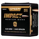 Speer Impact Medium Game Rifle Bullets 6.5mm 140gr TIPPED PLATED CB 50/rd - Speer