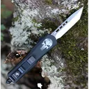 Templar Knife Small Fallen OTF Knife 2-3/4" Tanto Blade Black - Templar-Knife