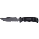SOG Seal Pup Fixed Blade Knife 4-3/4" Clip Point Blade Black with Nylon Sheath - SOG Knives