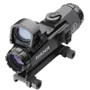 BLEMISHED Leupold Mark 4 HAMR Rifle Scope with DeltaPoint (Incl. Flat Top Mount) - 4x24mm Illum. CM-R2 & 3.5 MOA 32' 2.7" Matte - Leupold