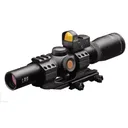 REFURBISHED Burris Fullfield TAC30 Tactical Rifle Scope w/FastFire & Mount - 1-4x24mm Ballistic CQ 5.56 Reticle Matte - Burris
