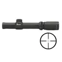BLEMISHED Burris 1X-4X Compact Rifle Scope Plex Reticle Matte - Burris
