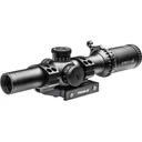 Truglo OMNIA4 Tactical Scope - 1-6x24mm 30mm Illum All Purpose Tactical Reticle (A.P.T.R.) Black Matte - Truglo