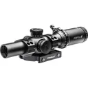 Truglo OMNIA4 Tactical Scope - 1-4x24mm 30mm Illum All Purpose Tactical Reticle (A.P.T.R.) Black Matte - Truglo