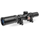 Truglo Tru-Brite 30 Hunter Rifle Scope - 1-4x24mm 30mm CIR Rings Matte Black - Truglo