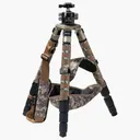 Athlon Midas CF29 Carbon Fiber Tripod 9" - 65" Camo with Soft Sided Carrying Case - Athlon Optics