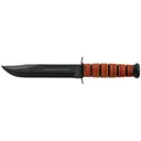 Ka-Bar Ka-Bar USMC Fixed Knife 7" Clip Point Blade Brown with Sheath - Ka-Bar