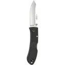 Ka-Bar Dozier Hunter Folding Knife 3" Drop Point Blade Black - Ka-Bar