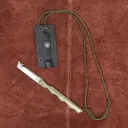 Templar Neck Knife 2-4/10" D2 Tanto Blade OD Green Powder - Templar Knife