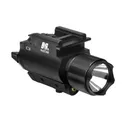 TACTICAL RED LASER SIGHT & 3W 120 LUMENS LED FLASHLIGHT W/WEAVER QR - Ncstar