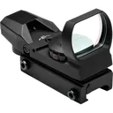 NcStar Red & Green Reflex Sight with 4 Reticles and QR Mount - Black - Ncstar