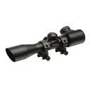 Truglo 4x32mm Crossbow Scope with Weaver Style Rings - Illuminated Dual Color Reticle Matte Black - Truglo