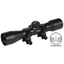 Truglo 4x32mm Compact Crossbow Scope with Weaver Style Rings - Crossbow Reticle Black - Truglo