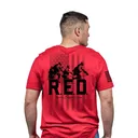 Nine Line Remember Everyone Deployed Short Sleeve Shirt Red XL - New-Line-Apparel