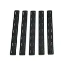 Bravo Company KeyMod Rail Panel Kit 5.5" Black 5-pk BCM-KMR-RP-BLK-5 - Bravo-Company
