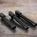 SilencerCo Threaded Barrel for Glock 17 Gen 1-4 9mm Luger 1/2x28 Black - Silencerco