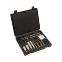 Allen Krome Compact Handgun Cleaning Kit, .22, .38, 9mm, 357, .44, &.45 Cal., 14-Pieces Black - Allen Company