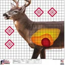 Pro-Shot Whitetail Deer Sight In Target 25" X 25" 5/ct - Pro-Shot