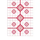 Pro-Shot 200 Yard Rifle Sight in Target 23" X 35" Red 5/ct - Pro-Shot