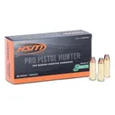 HSM Pro Pistol Hunter Handgun Ammunition 10mm Auto 180gr JHP 20/ct - Hsm
