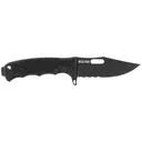 SOG SEAL FX Clip Point Knife 4.30" Blade Partially Serrated Black - SOG Knives