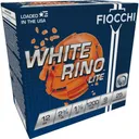 Fiocchi White Rino Lite Shotshells 12 ga 2-3/4" 1-1/8oz 1200 fps #9 25/ct - Fiocchi Ammo