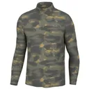 Huk Camden Coldfront 1/4 Zip Long Sleeve Shirt Camden Moss M - Huk