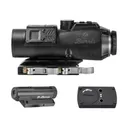 Burris T.M.P.R. 5 Modular Prism Kit : 5x32 AR Reticle / Red Laser Sight & Battery Pack Riser - Burris
