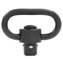 Grovtec Black Nitrite 1.25" Heavy Duty Push Button Swivel Black - GrovTec
