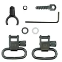 Grovtec Two Piece Barrel Band Swivel Sets .420" to .470" Black - Grovtec