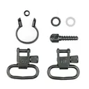 Grovtec One Piece Barrel Band Swivel Sets .645" to .660" Black - Grovtec