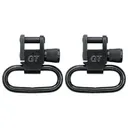 Grovtec 1" Locking Swivel Set Black 2/ct - Grovtec