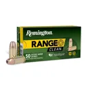 Remington Range Clean Handgun Ammunition 9mm Luger 115gr FN 1145 fps 50/ct - Remington