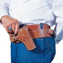 DeSantis Doc Holliday Cross Draw Holster for Colt SAA 4.75" Tan RH - Desantis