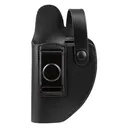 Stealth Operator OWB IWB Leather Holster Black LH - Phalanx-Defense-Systems