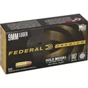 Federal Gold Medal Action Pistol 9mm Luger 147gr FMJ 900 fps 50/ct - Federal