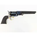 1851 NAVY .44 7 1/2IN CASE HARDENED BROWN POLYMER CHECKERED GRIPS - Pietta