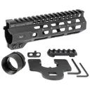 Midwest Industries Combat Rail Free Float Handguard 7" M-LOK Black - Midwest